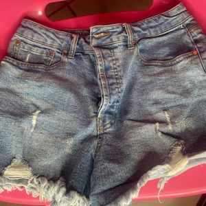 Indigo Rising Jean Shorts
